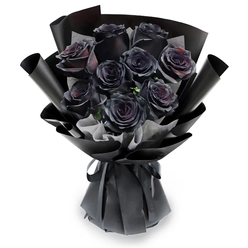 Купить Букет из 9 черных роз Премиум в Чернушке за 3 000 руб. | Быстрая  доставка цветов
